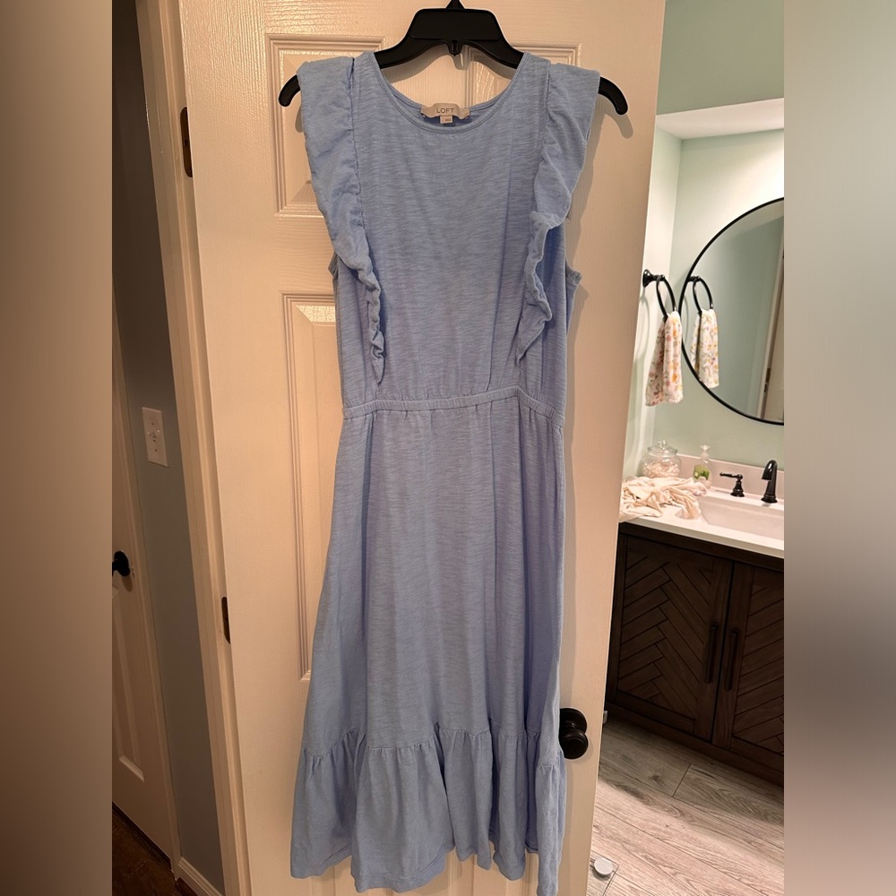 Loft Sleeveless Midi Dress